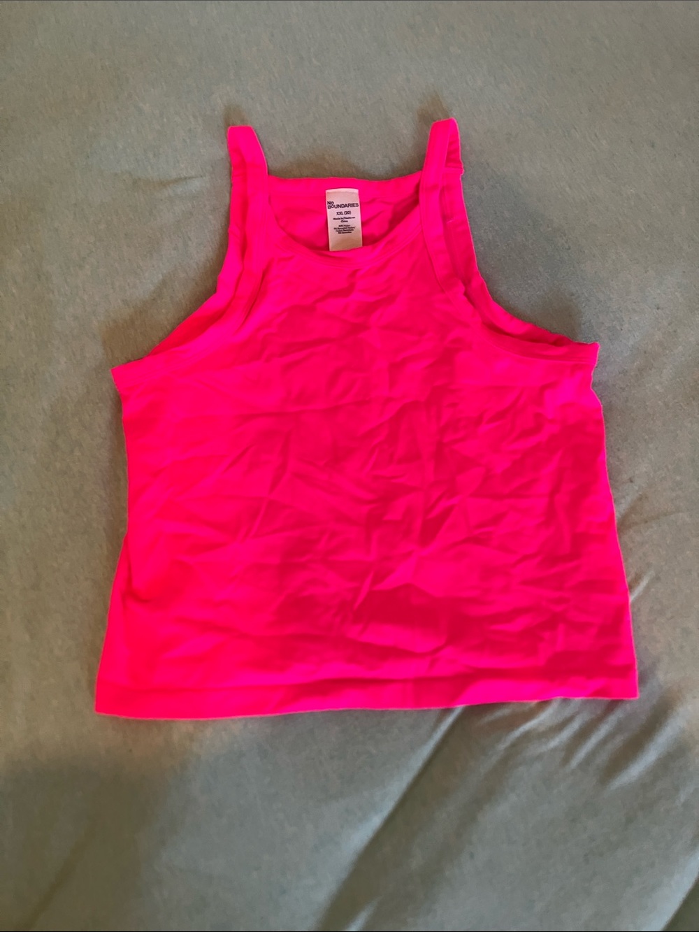 Girls' Bright Pink Tank Top